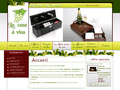 la case &agrave; vins, coffret cadeau de vin personnalis&eacute;