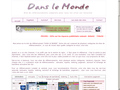 Dans le monde : site de r&eacute;f&eacute;rencement