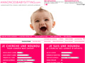 annonces babysitting